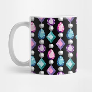 Gems And Pearls Pattern Art Mug